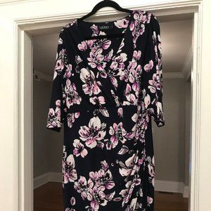 Lauren Ralph Lauren Faux Wrap Dress